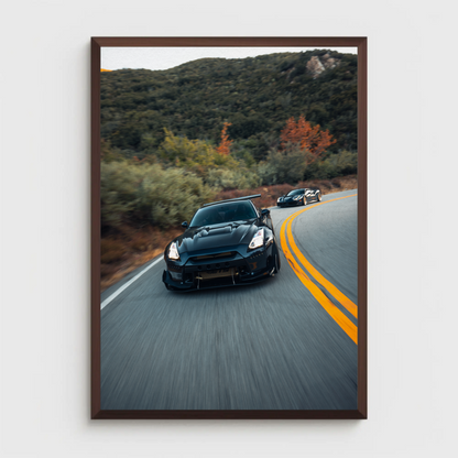 Nissan GTR R35 Widebody Art Print #024 - Stunning Automotive Wall Art