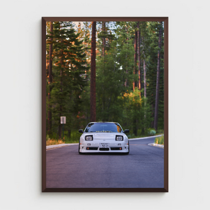 Nissan 240sx S13 Type-X Automotive Car Poster #001 - Throttle Designs