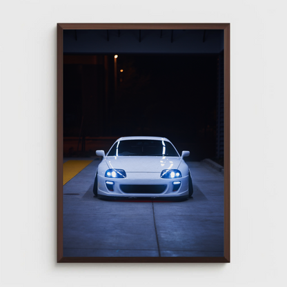 Toyota Supra MK4 Automotive Car Poster #007 - Throttle Designs