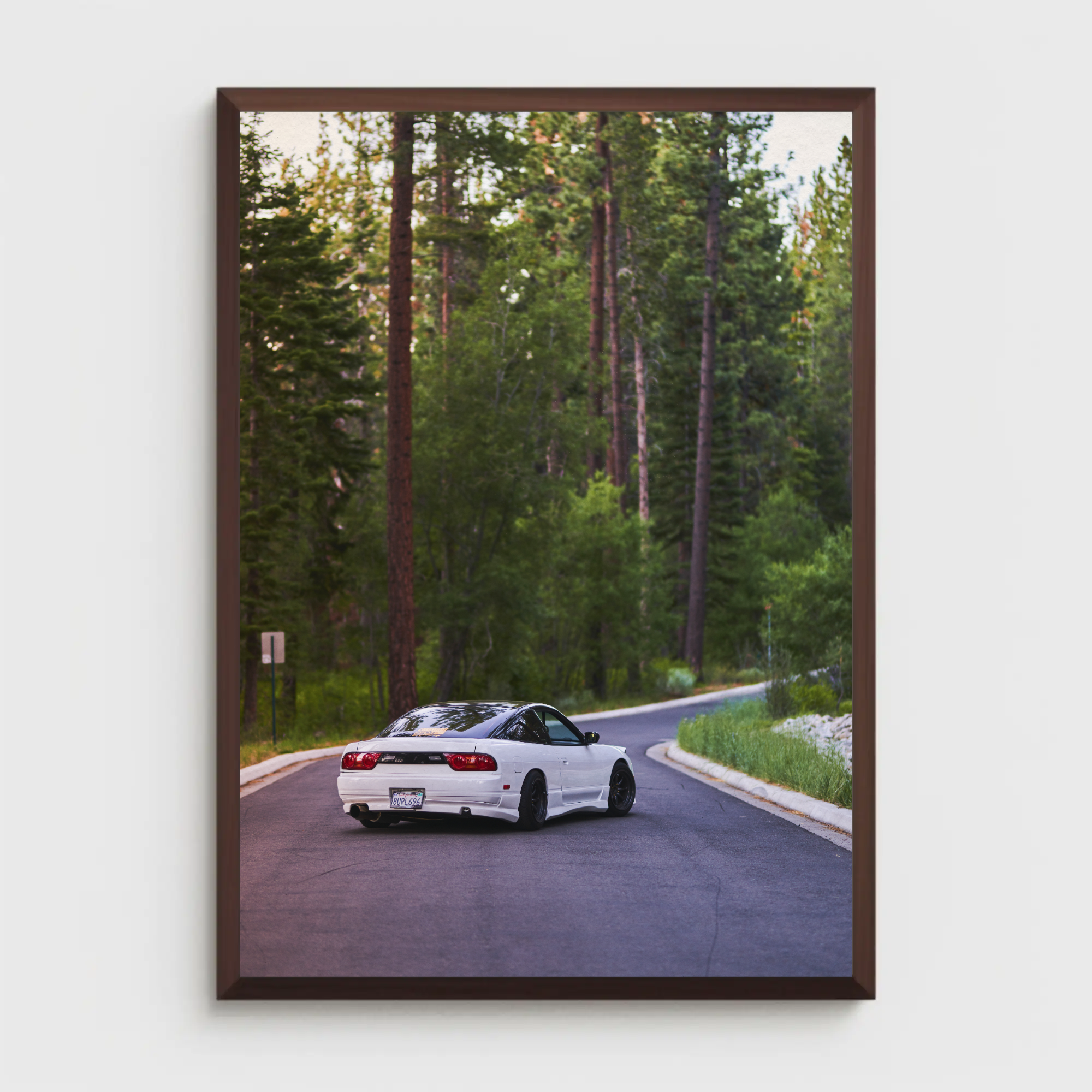 Nissan 240sx S13 Type-X Automotive Car Poster #002 - Throttle Designs