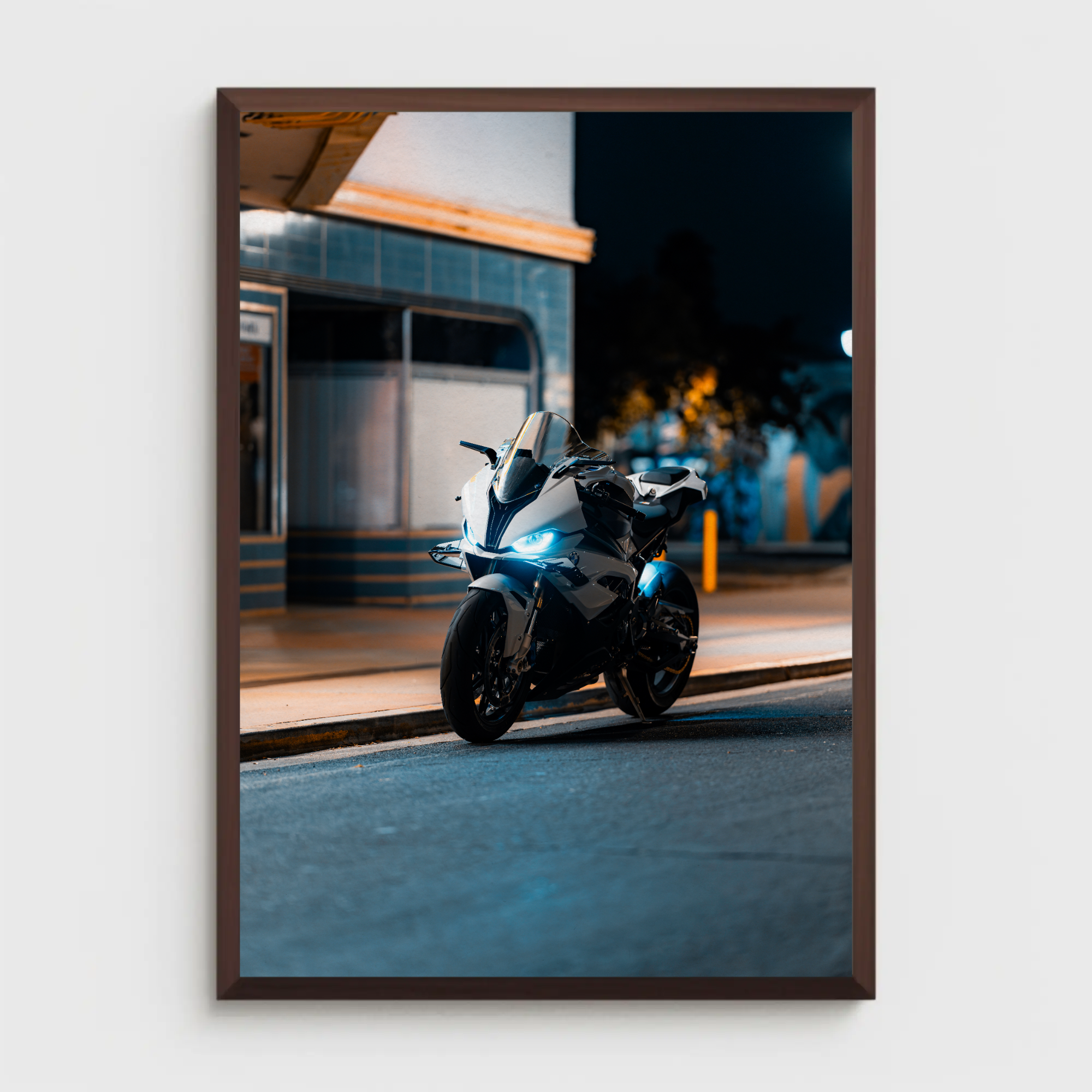 BMW S1000RR Motorcycle Poster #028 - Throttle Designs