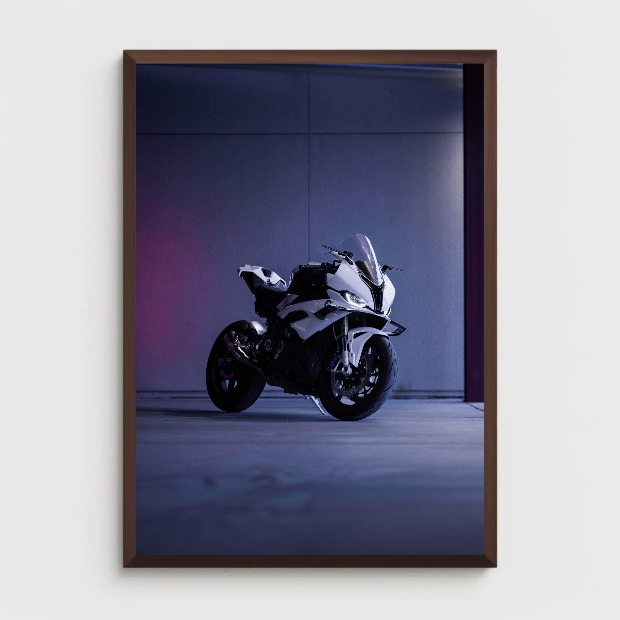 BMW S1000RR Motorcycle Poster #076 - Throttle Designs