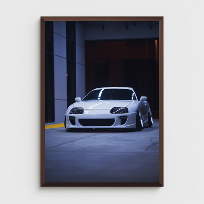 Toyota Supra MK4 Automotive Car Poster #010 - Throttle Designs