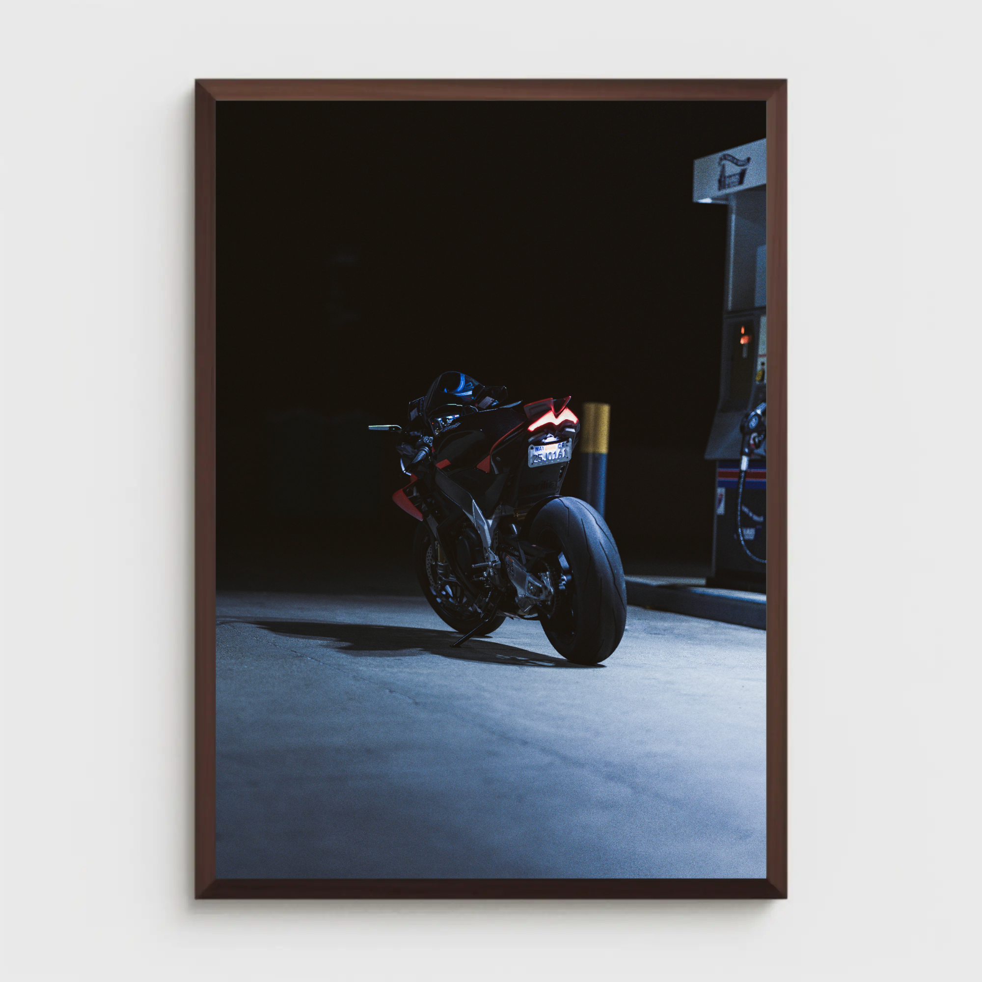 Aprilia RSV4 1100 Factory Motorcycle Poster #009 - Throttle Designs