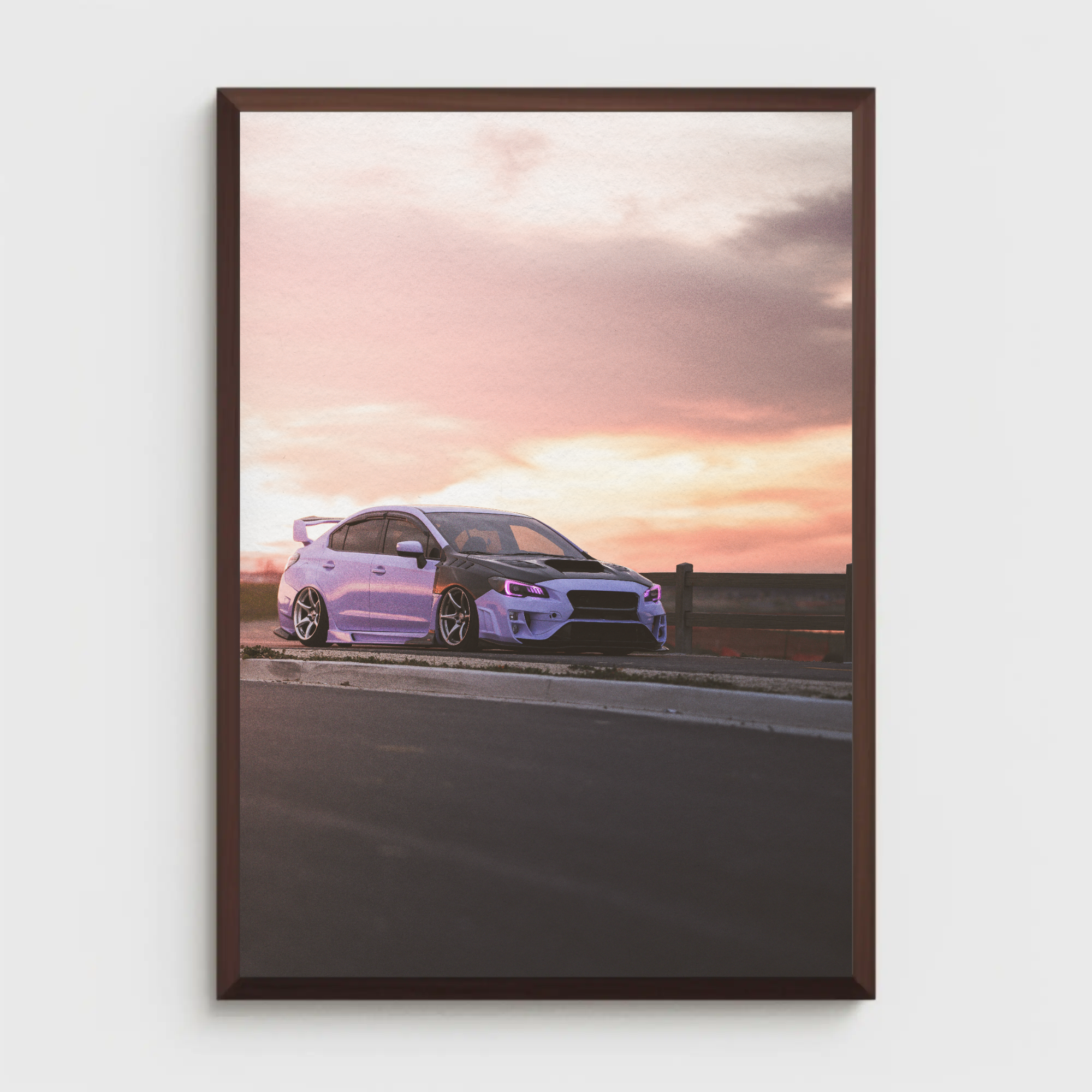 Subaru WRX Automotive Car Poster #018 - Throttle Designs