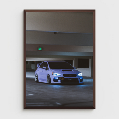 Subaru WRX Automotive Car Poster #010 - Throttle Designs