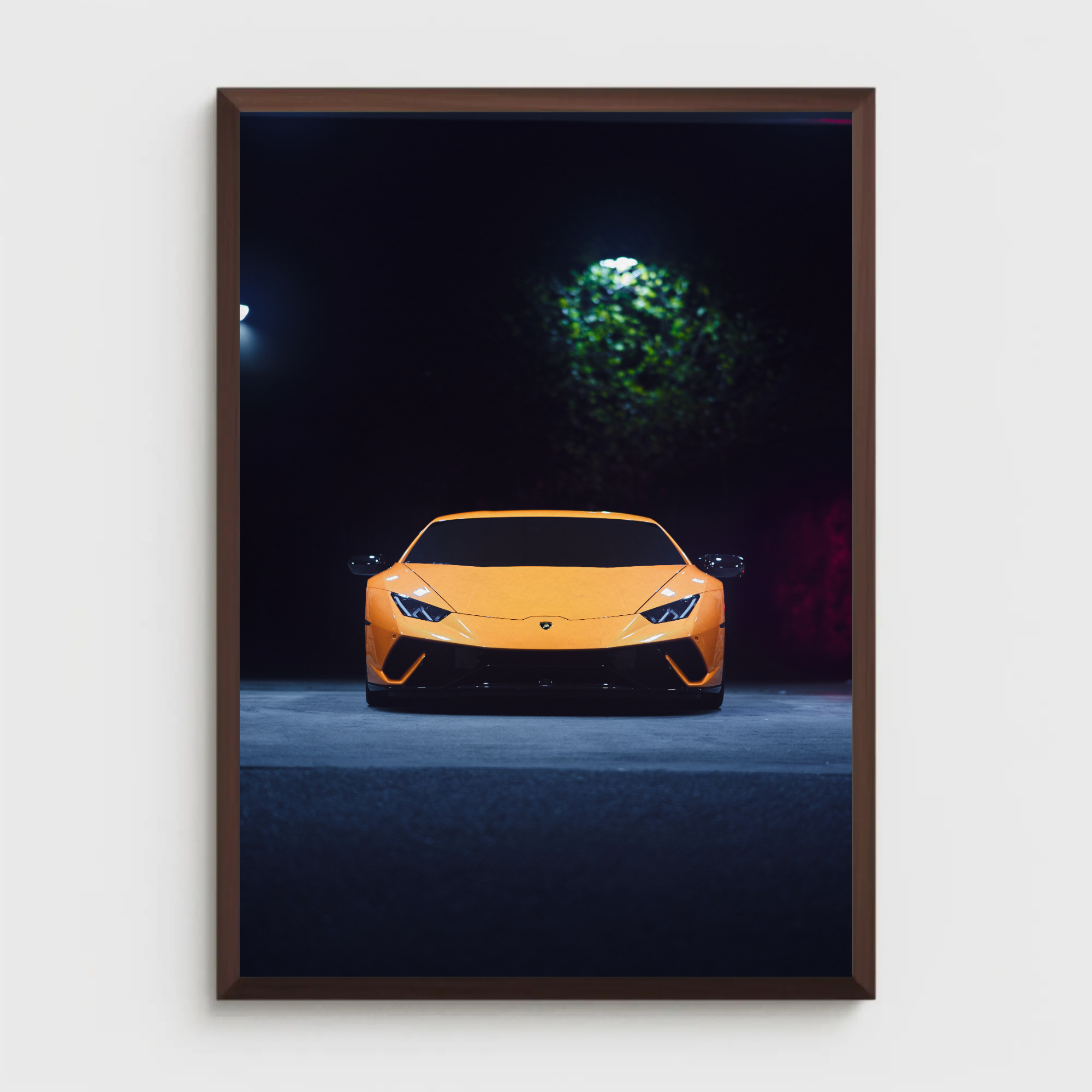 Lamborghini Huracan Automotive Car Poster #029 - Throttle Designs