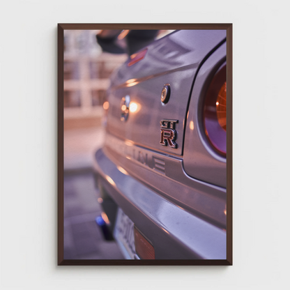 Nissan GTR R34 Skyline Automotive Car Poster #005 - Throttle Designs