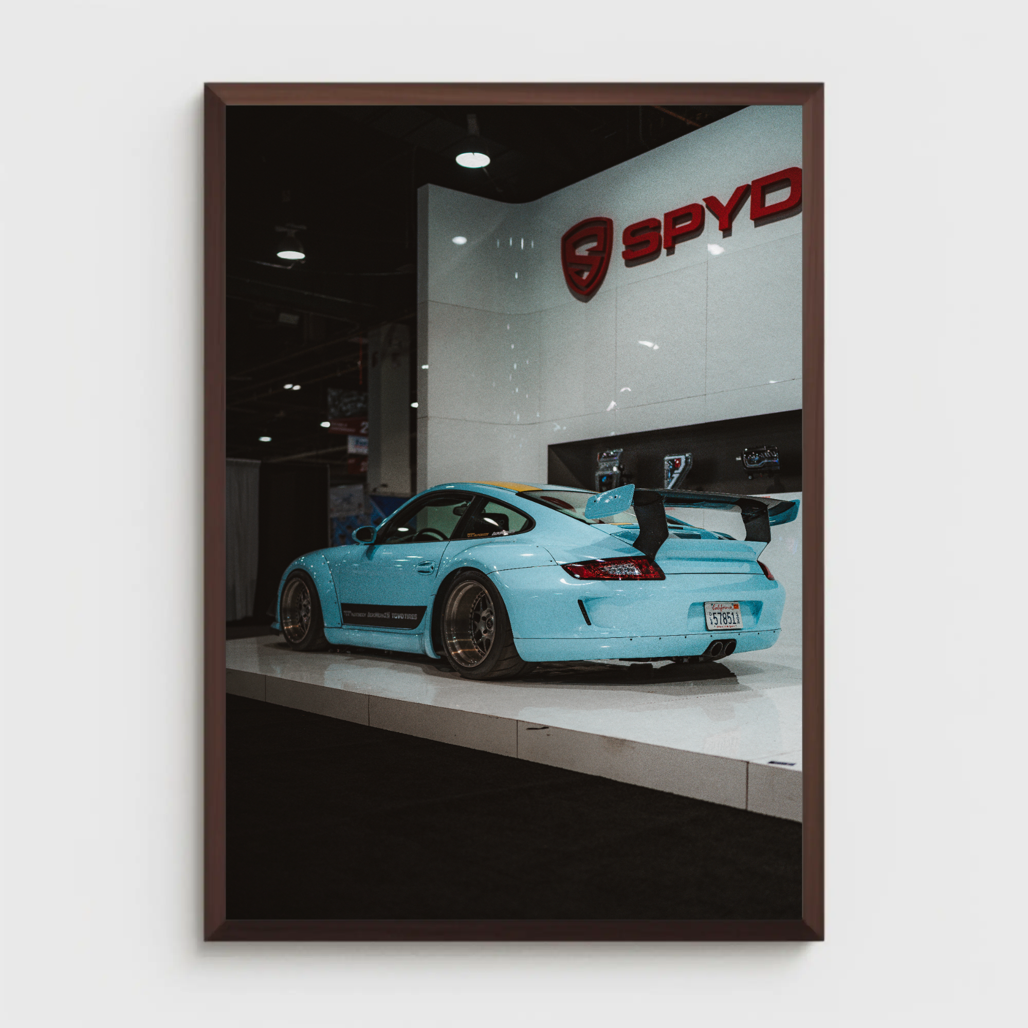 Porsche 911 Carrera 4 Automotive Car Poster #002 - Throttle Designs