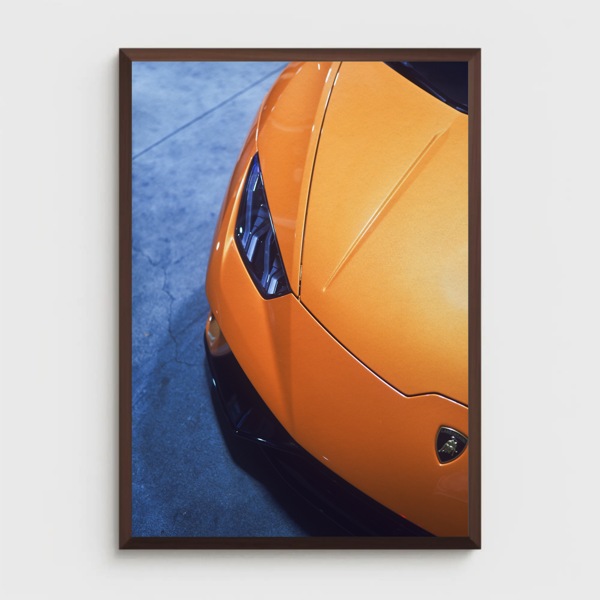 Lamborghini Huracan Automotive Car Poster #035 - Throttle Designs