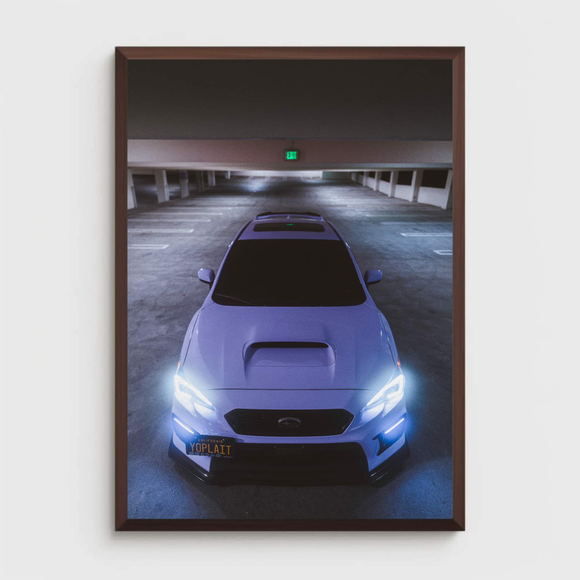 Subaru WRX Automotive Car Poster #013 - Throttle Designs