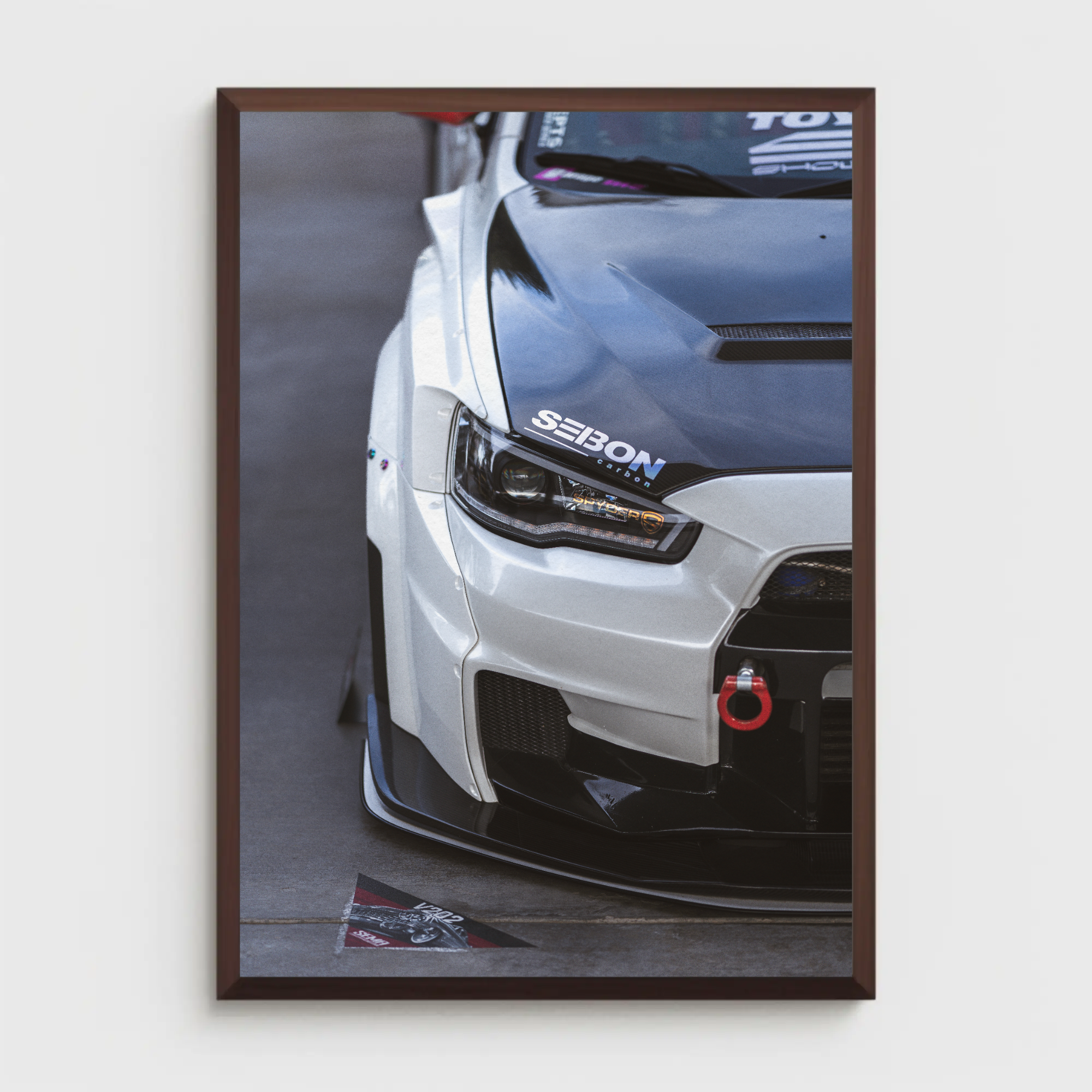 Mitsubishi Evo 10 Automotive Car Poster #003 - Throttle Designs