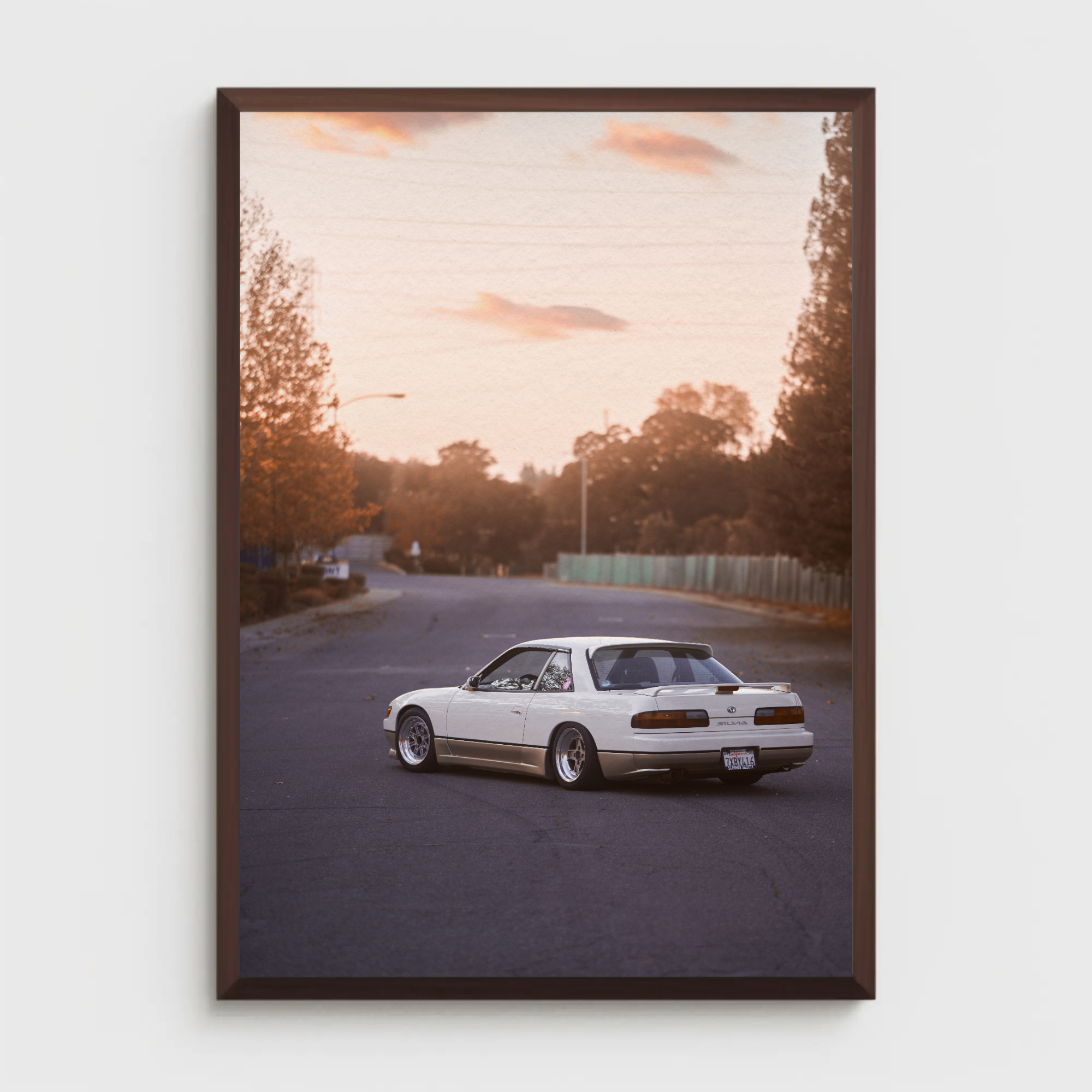 Nissan 240sx S13 Silvia Automotive Car Poster #005 - Throttle Designs