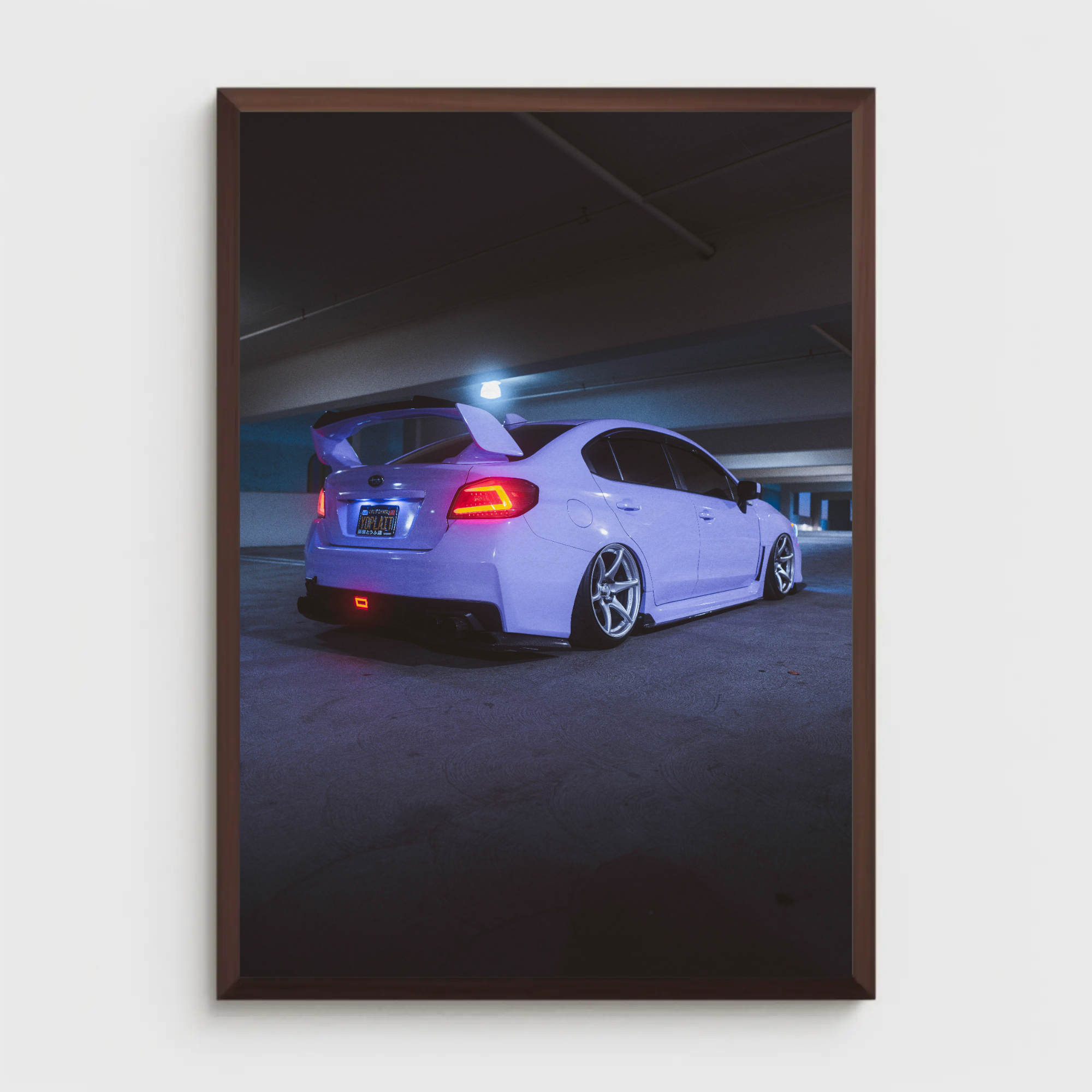 Subaru WRX Automotive Car Poster #012 - Throttle Designs