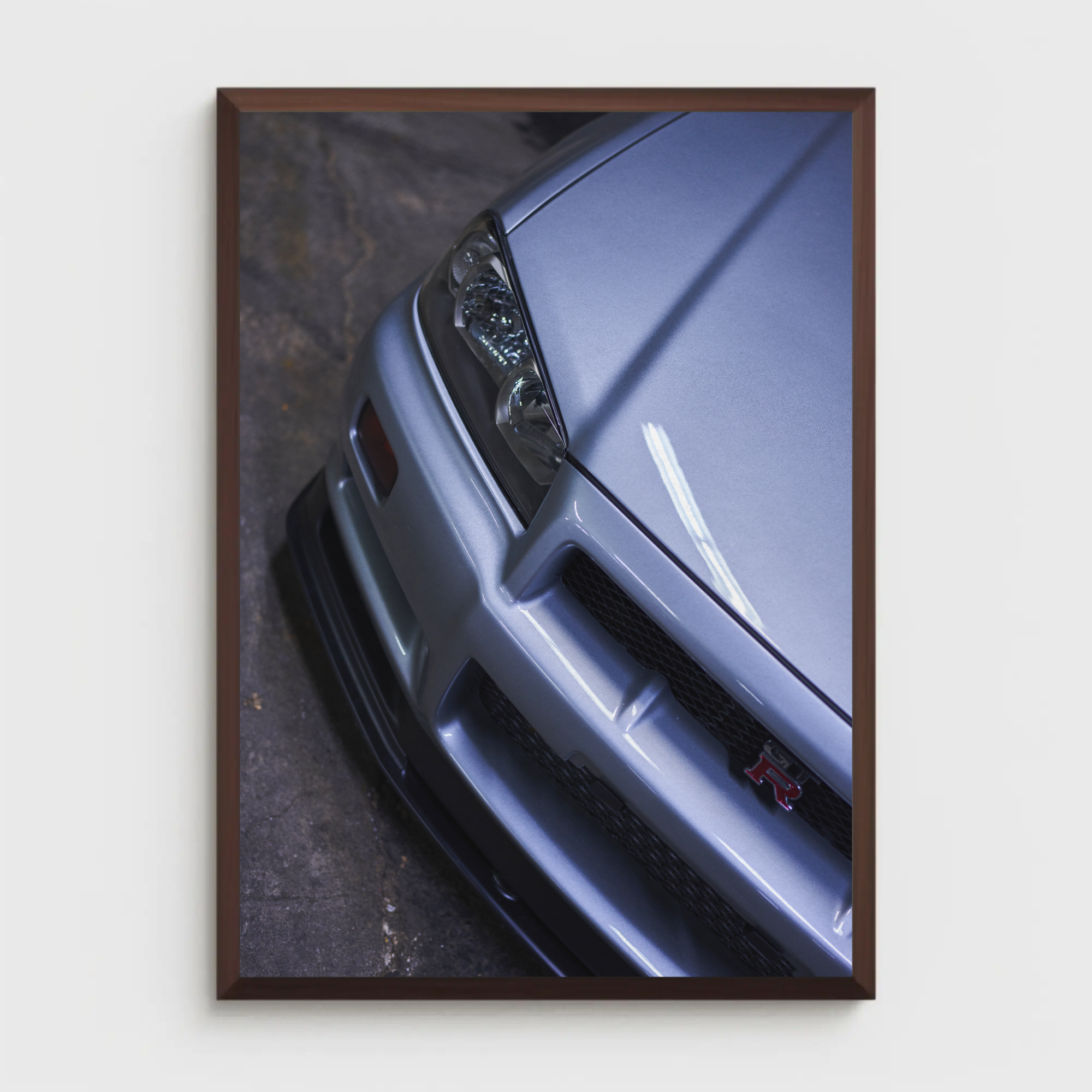 Nissan GTR R34 Skyline Automotive Car Poster #011 - Throttle Designs