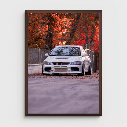 Mitsubishi Evo 8 Automotive Car Poster #006 - Throttle Designs