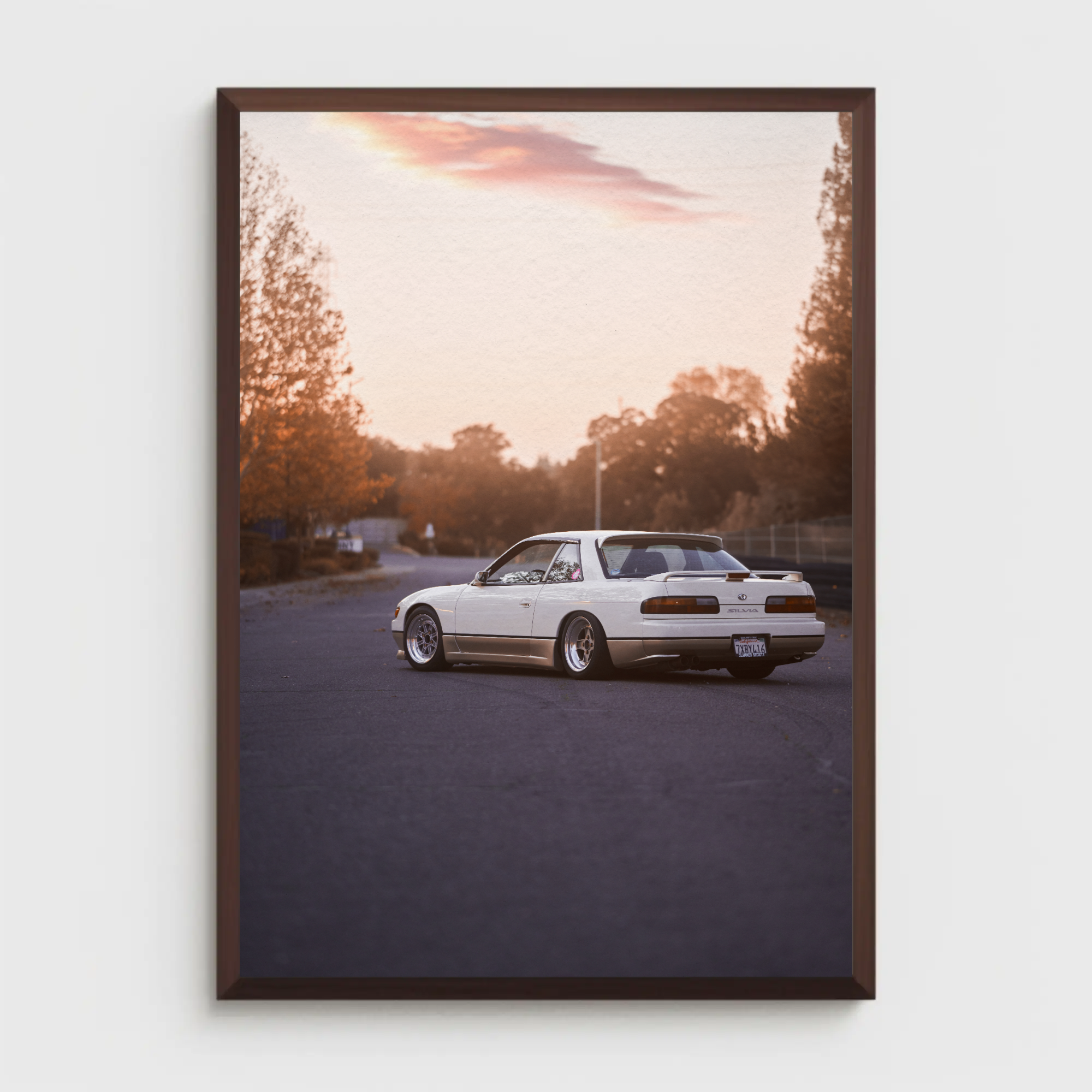 Nissan 240sx S13 Silvia Automotive Car Poster #004 - Throttle Designs