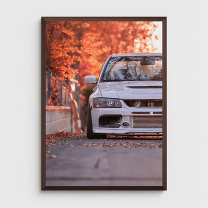 Mitsubishi Evo 8 Automotive Car Poster #004 - Throttle Designs