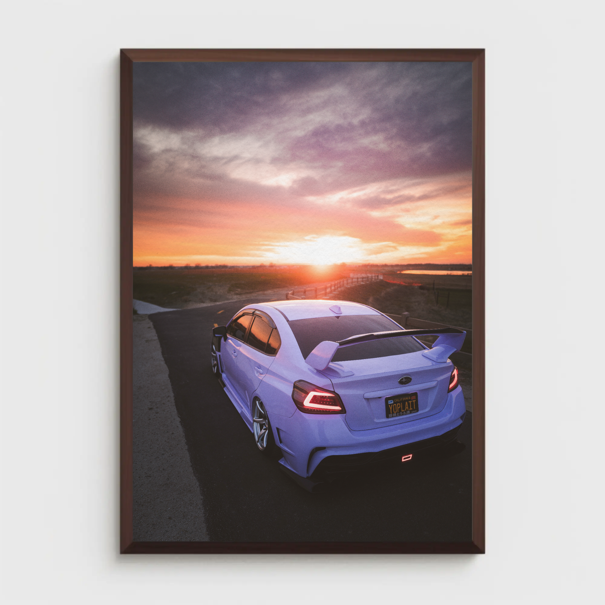 Subaru WRX Automotive Car Poster #021 - Throttle Designs