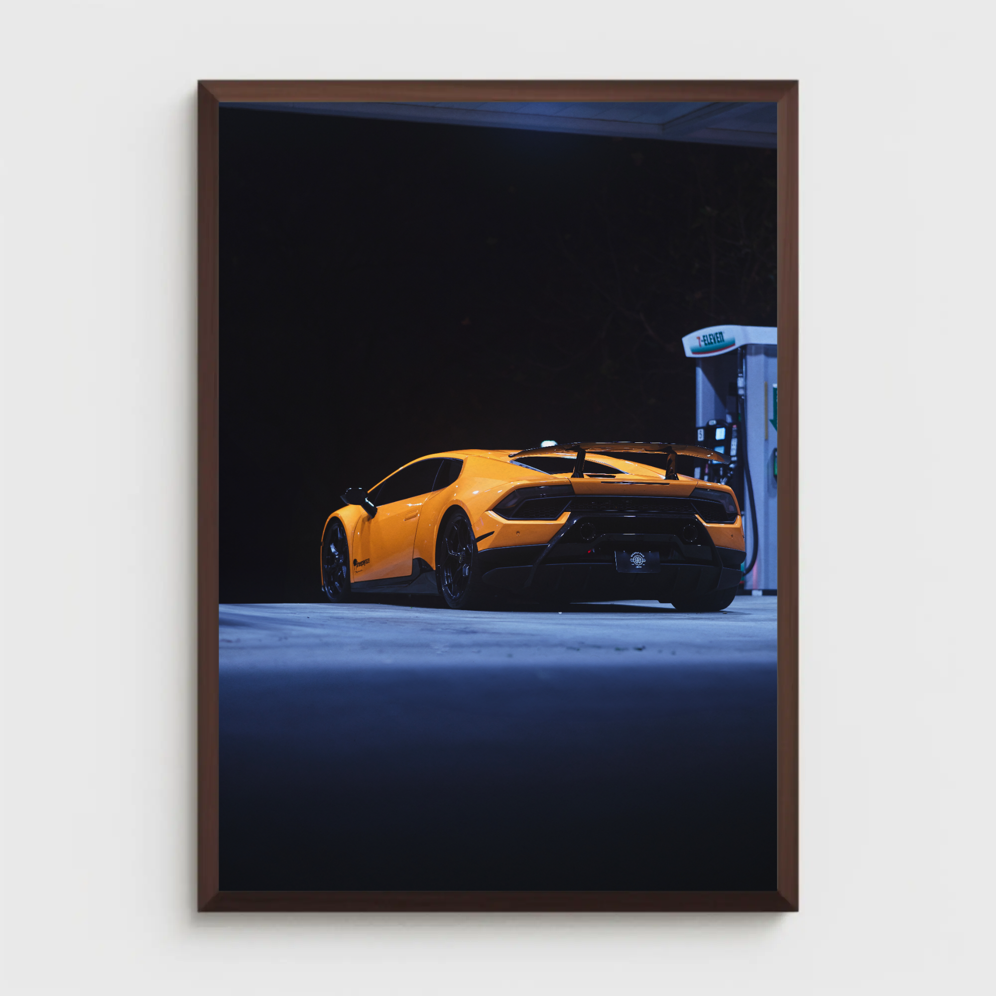 Lamborghini Huracan Automotive Car Poster #024 - Throttle Designs