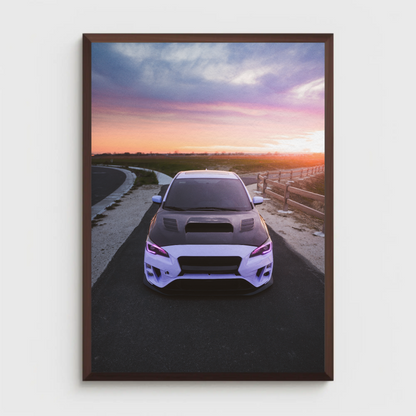 Subaru WRX Automotive Car Poster #020 - Throttle Designs