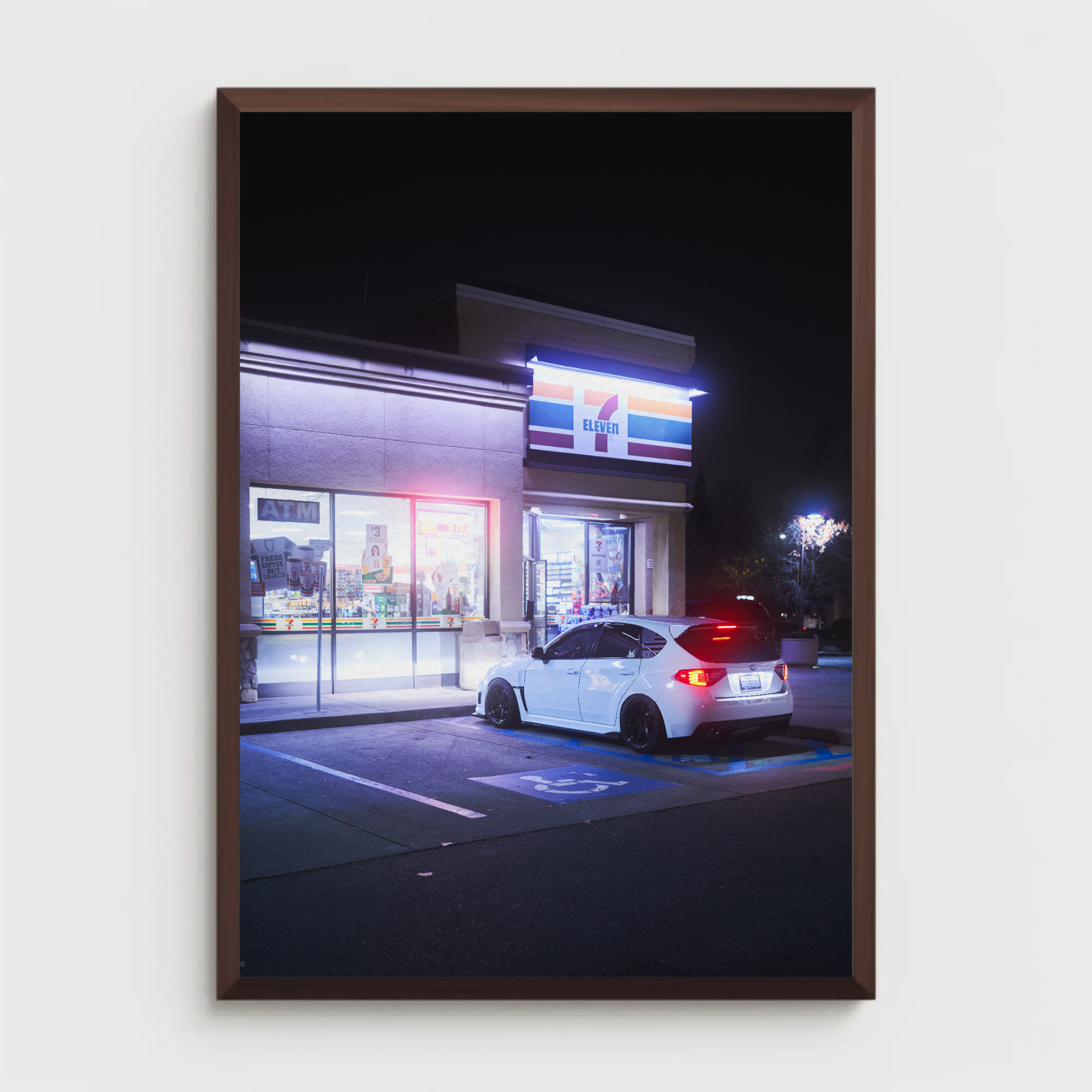 Subaru WRX STI Automotive Car Poster #016 - Throttle Designs