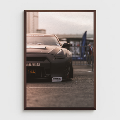 Nissan GTR R35 Automotive Car Poster #014 - Throttle Designs