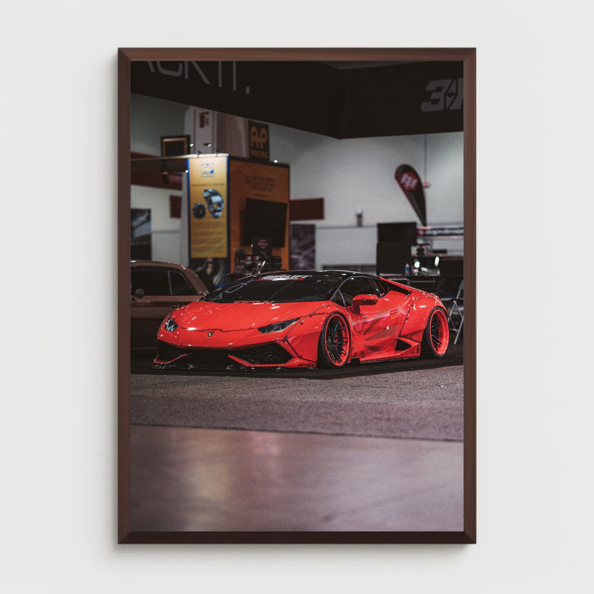 Lamborghini Huracan Automotive Car Poster #055 - Throttle Designs