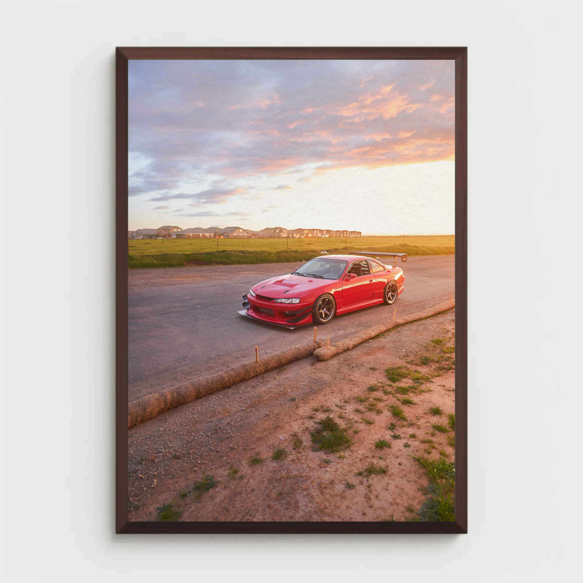 Nissan 240sx S14 Kouki Automotive Car Poster #006 - Throttle Designs