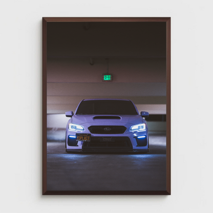 Subaru WRX Automotive Car Poster #011 - Throttle Designs