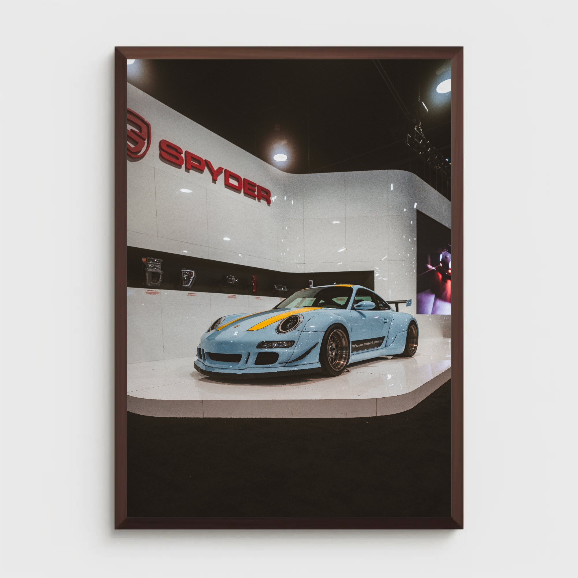 Porsche 911 Carrera 4 Automotive Car Poster #004 - Throttle Designs