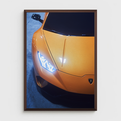 Lamborghini Huracan Automotive Car Poster #033 - Throttle Designs