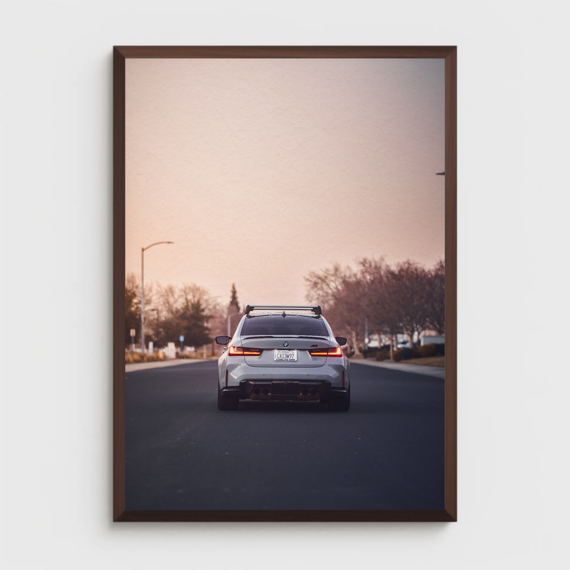 BMW G80 M3 Automotive Car Poster #003 - Throttle Designs