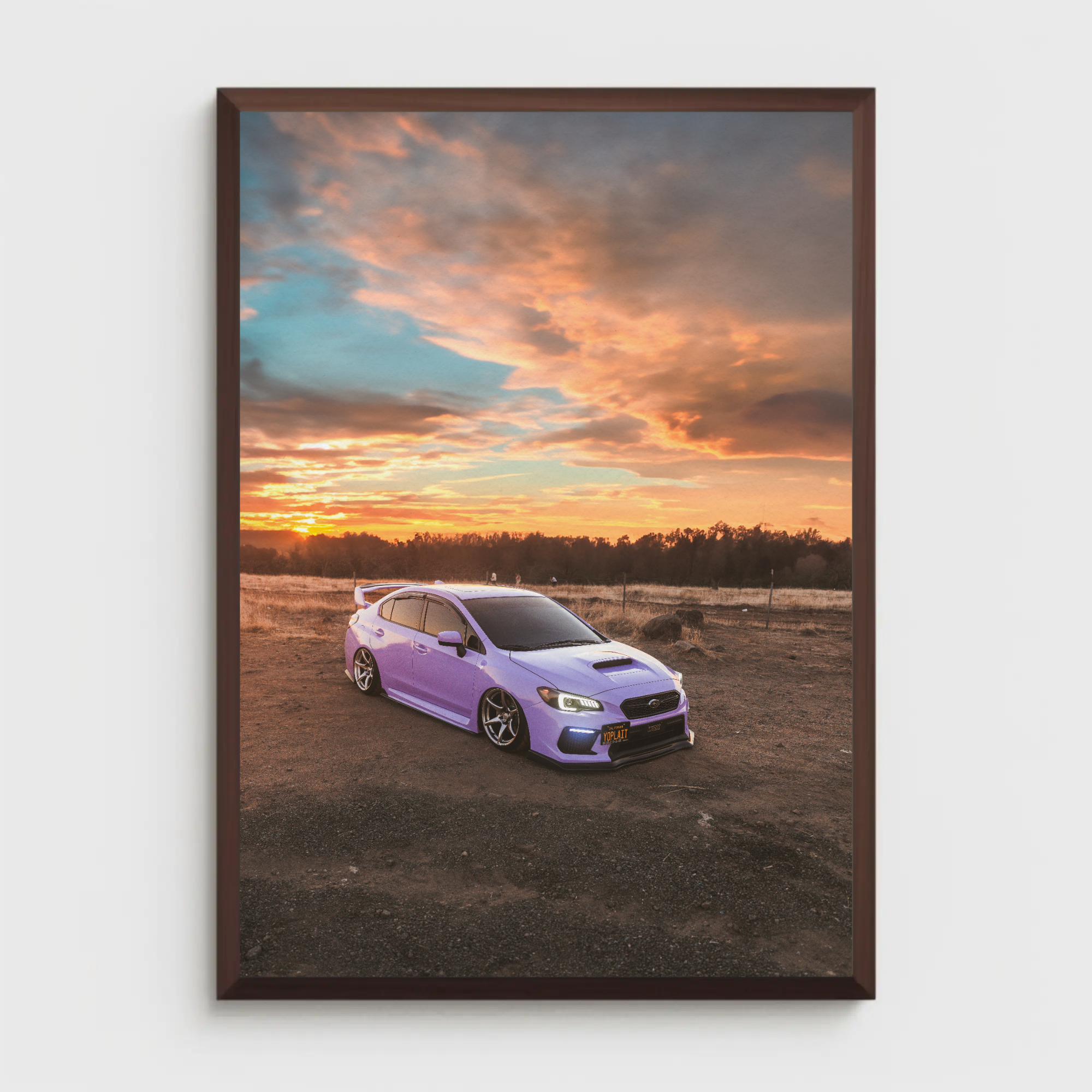 Subaru WRX Automotive Car Poster #016 - Throttle Designs