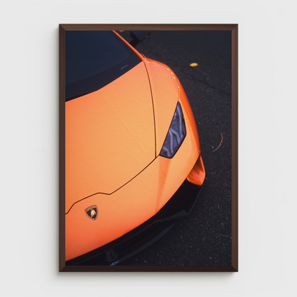 Lamborghini Huracan Automotive Car Poster #041 - Throttle Designs