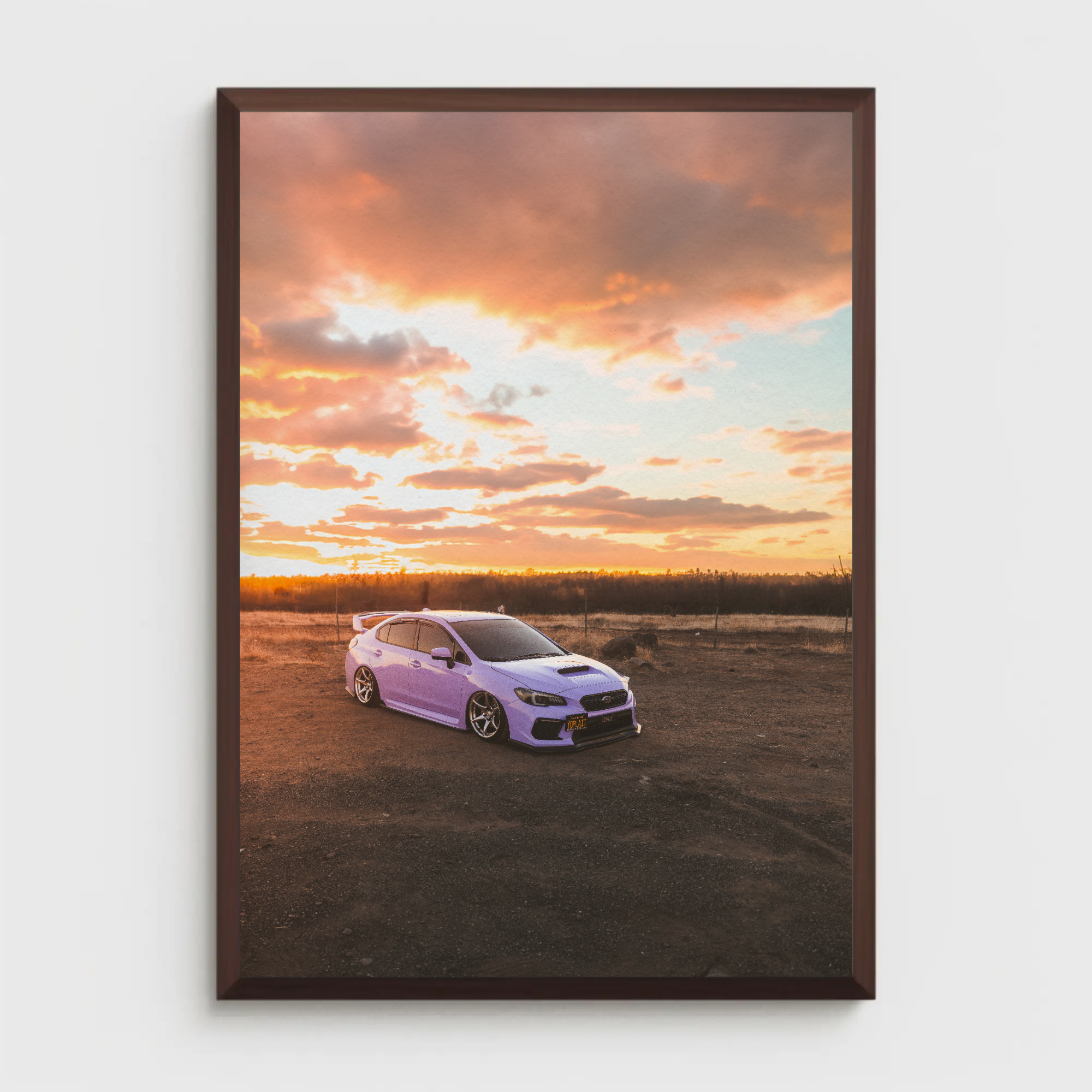 Subaru WRX Automotive Car Poster #017 - Throttle Designs