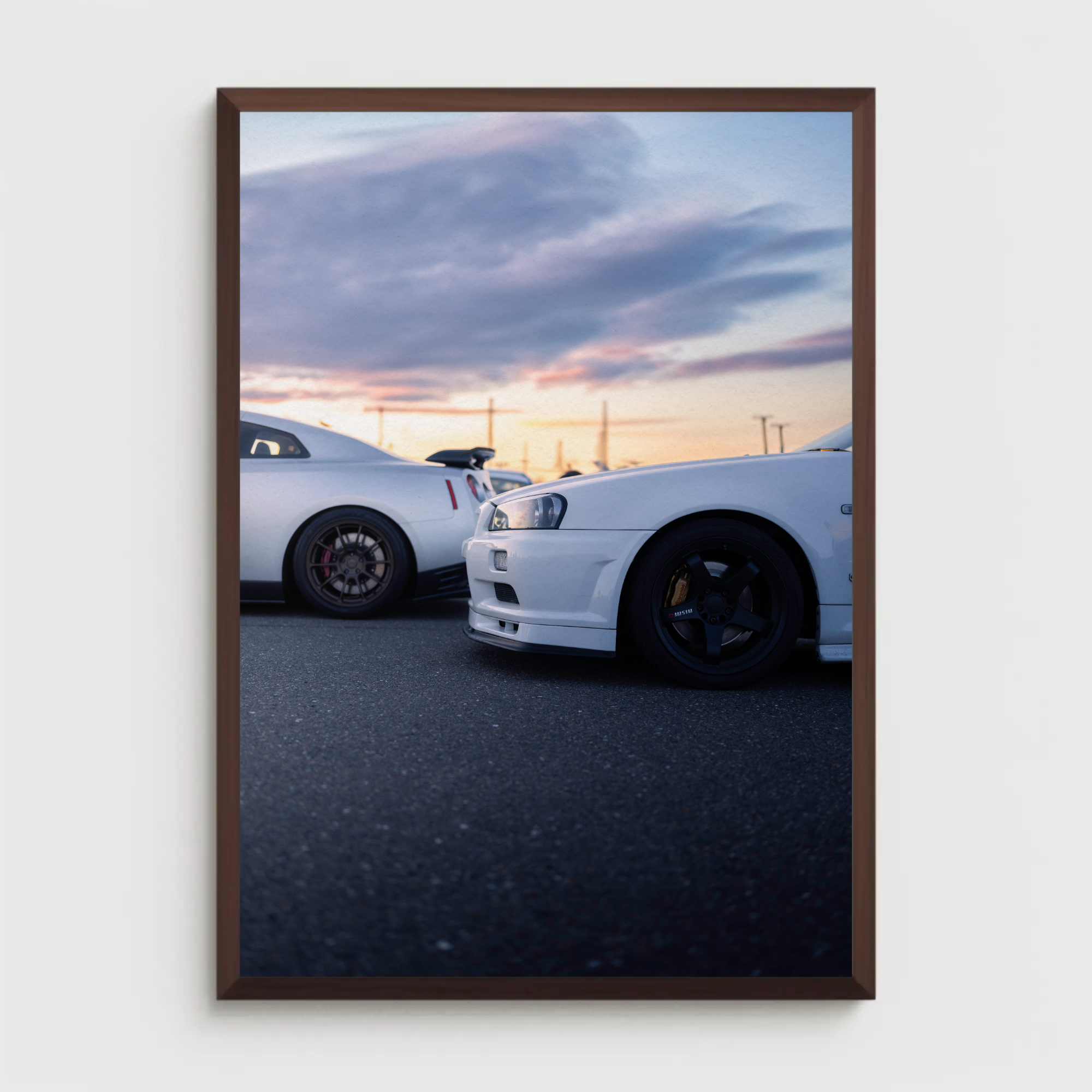 Nissan GTR R34 Skyline Automotive Car Poster #023 - Throttle Designs