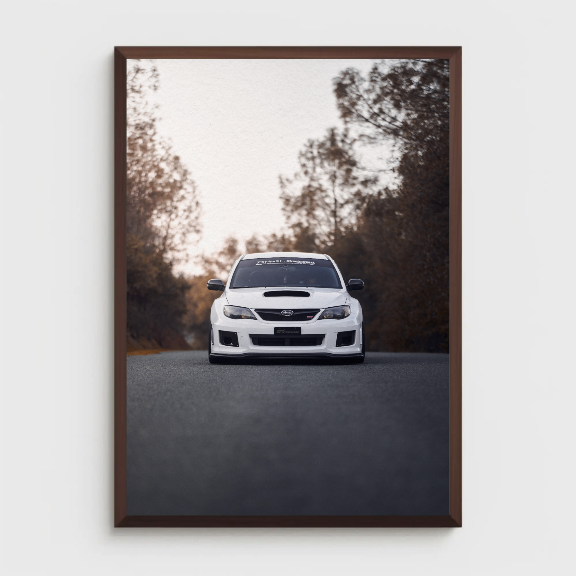 Subaru WRX STI Automotive Car Poster #010 - Throttle Designs