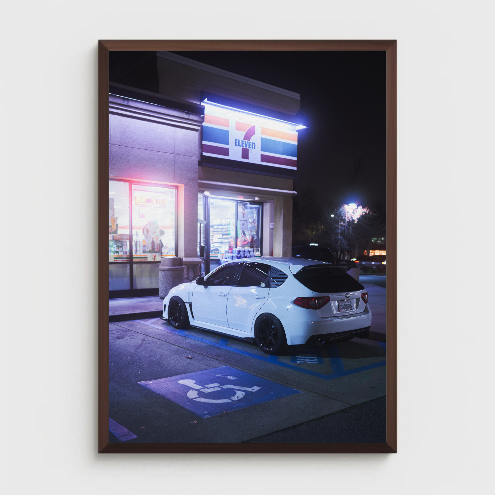 Subaru WRX STI Automotive Car Poster #013 - Throttle Designs