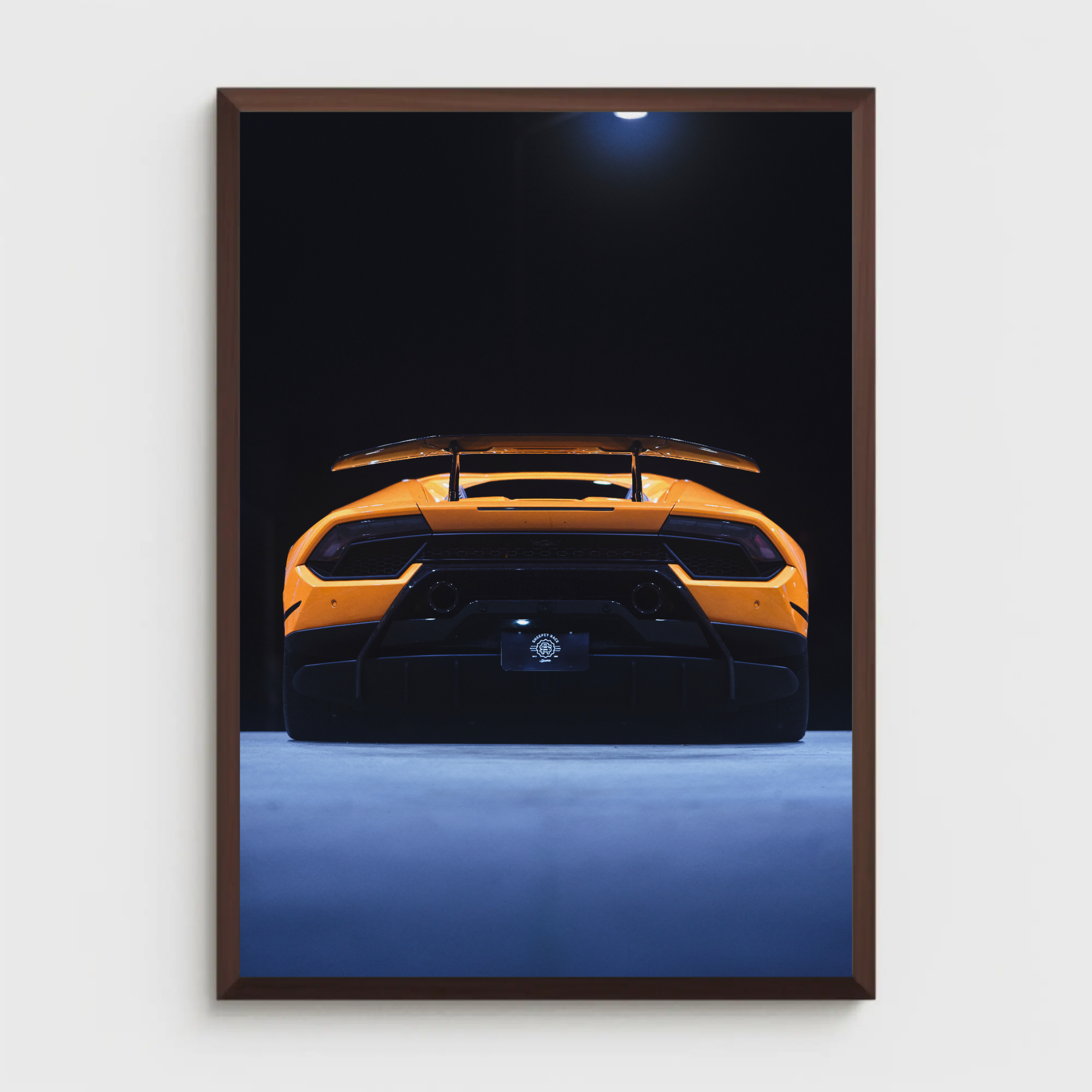 Lamborghini Huracan Automotive Car Poster #025 - Throttle Designs