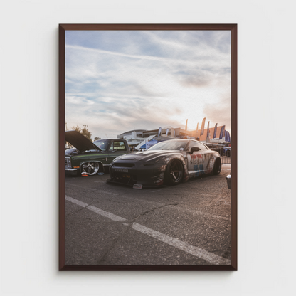 Nissan GTR R35 Automotive Car Poster #015 - Throttle Designs