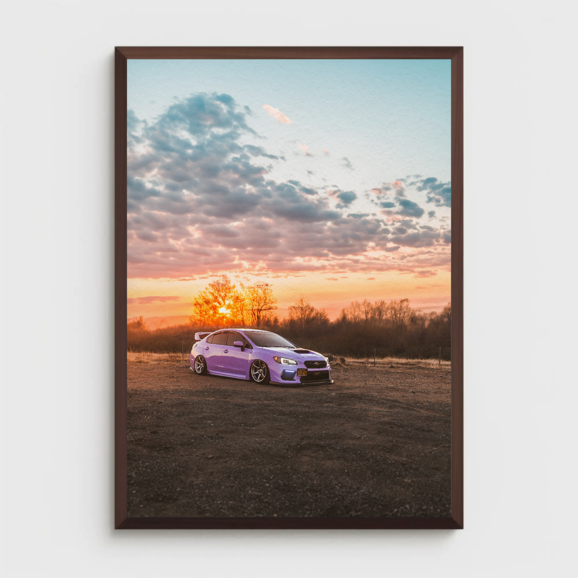 Subaru WRX Automotive Car Poster #015 - Throttle Designs