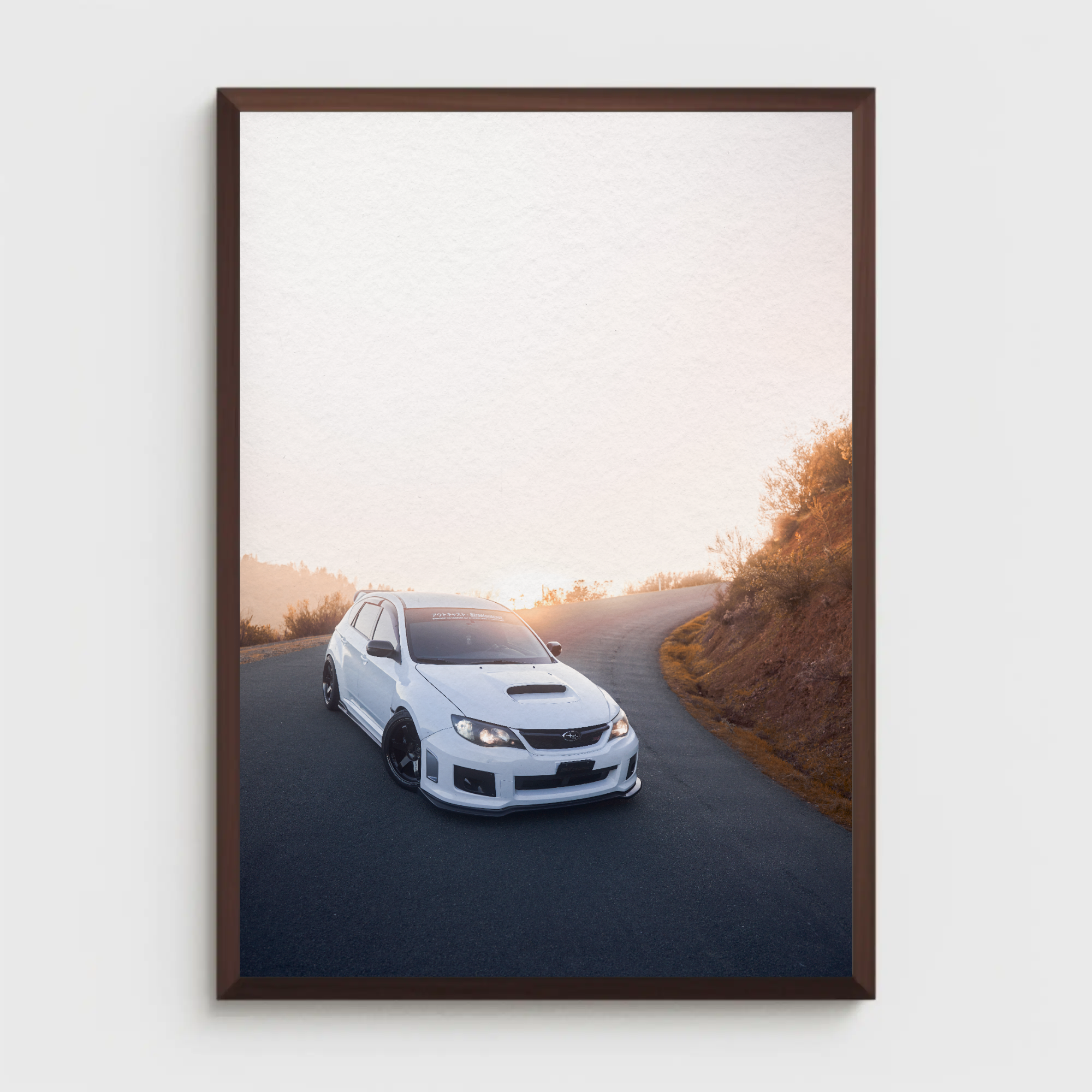 Subaru WRX STI Automotive Car Poster #006 - Throttle Designs