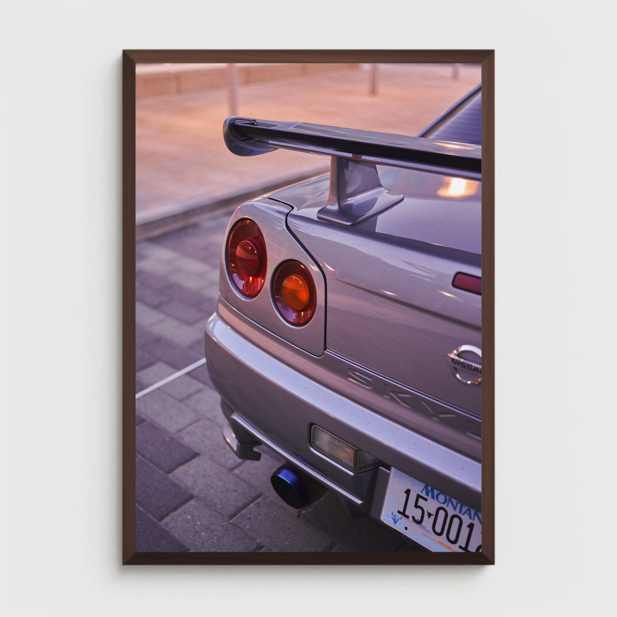 Nissan GTR R34 Skyline Automotive Car Poster #006 - Throttle Designs