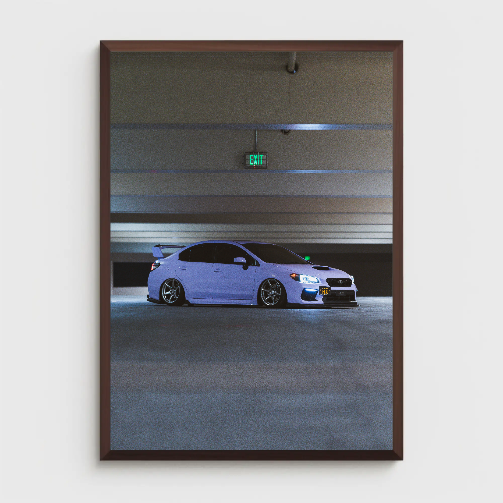 Subaru WRX Automotive Car Poster #005 - Throttle Designs