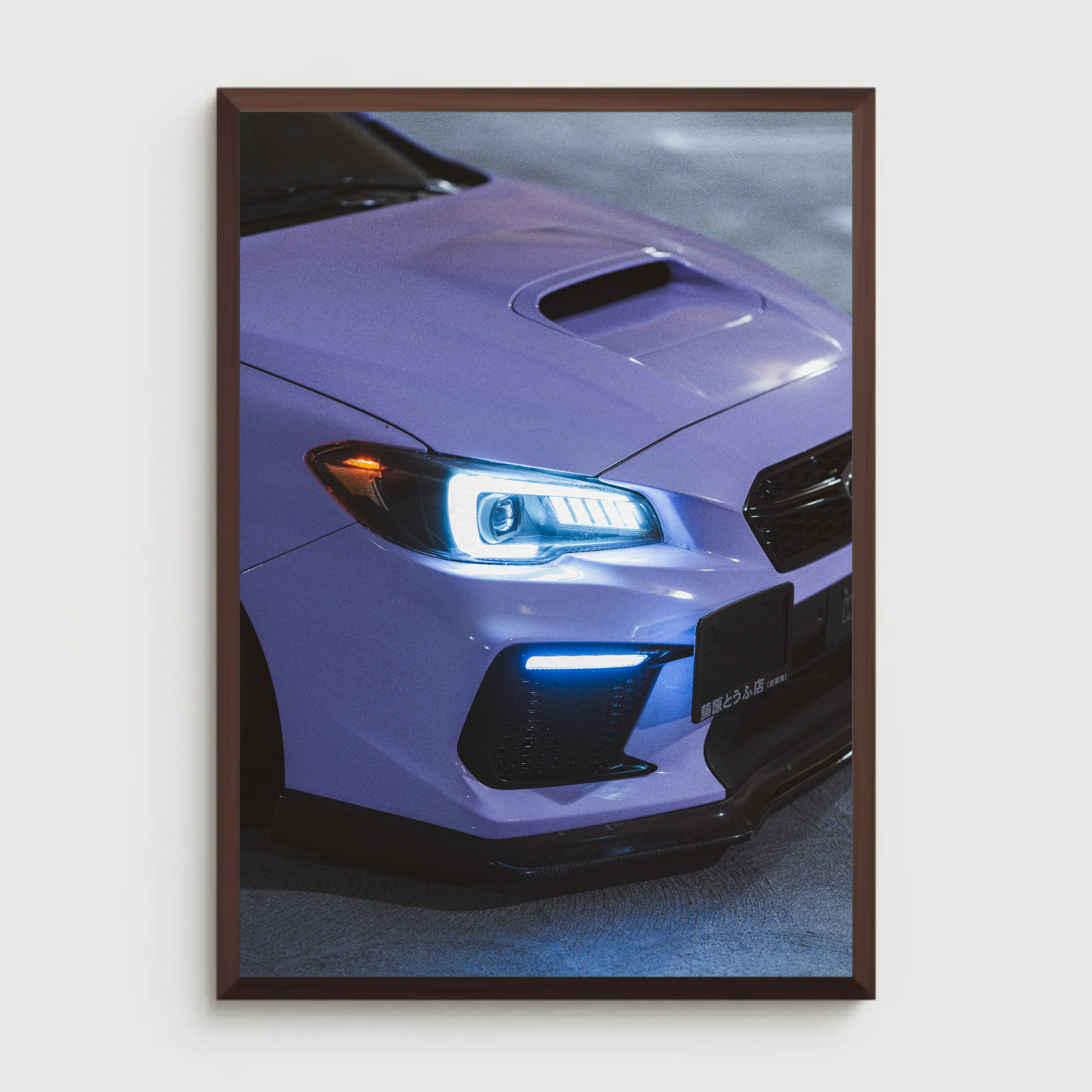 Subaru WRX Automotive Car Poster #004 - Throttle Designs