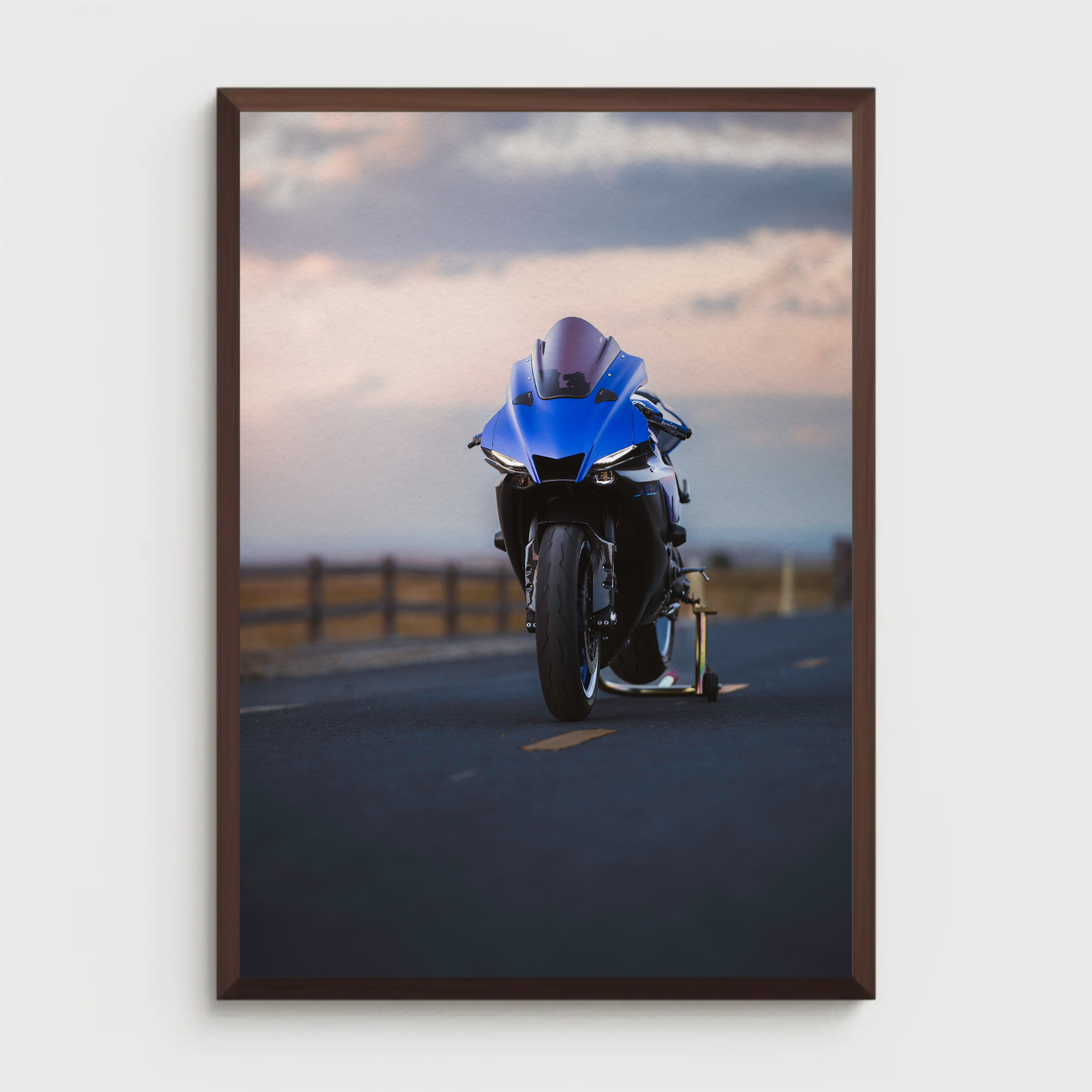 Yamaha R1 Motorcycle Poster #021 - Throttle Designs