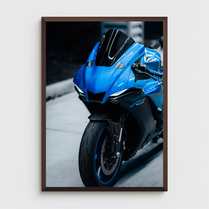 Yamaha R1 Motorcycle Poster #006 - Throttle Designs