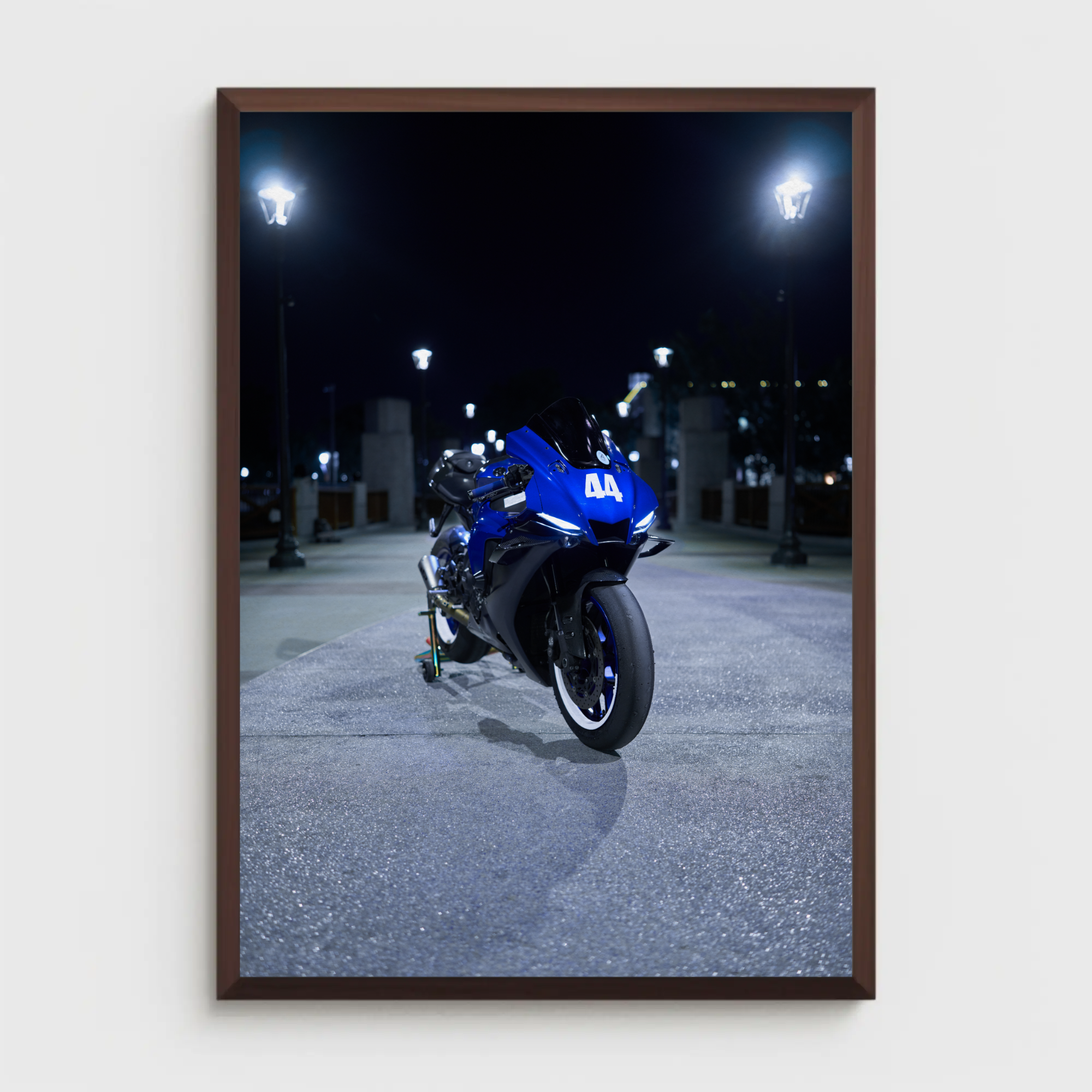 Yamaha R1 Motorcycle Poster #037 - Throttle Designs