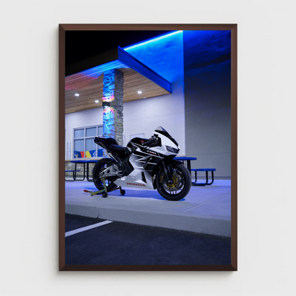 Honda CBR600RR Motorcycle Poster #007 - Throttle Designs